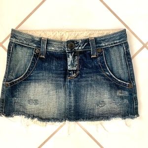 Premium GUESS by Marciano Denim Mini Skirt